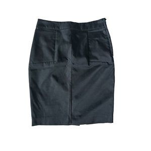 H&M Black Front Pocket Pencil Skirt Size 4